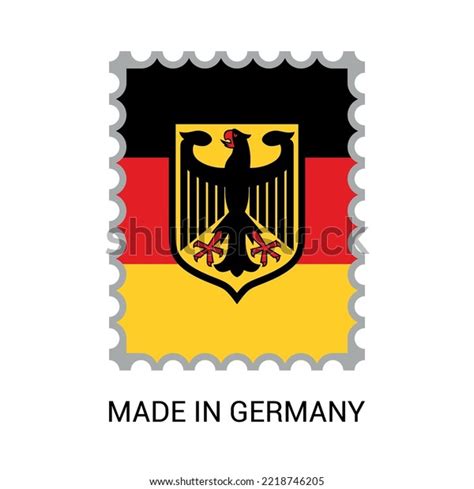 Made Germany German Logo Sticker Stock Vector (Royalty Free) 2218746205 | Shutterstock