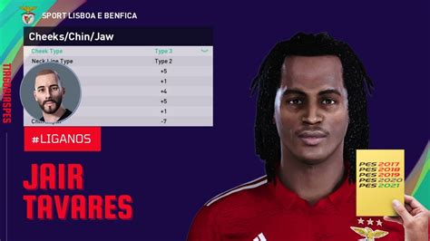 Jair Tavares Benfica Hibernian Face Stats PES 2021 YouTube