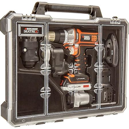 BLACK DECKER BDCDMT1206KITC Matrix 6 Kit De Combo De Herramientas Con