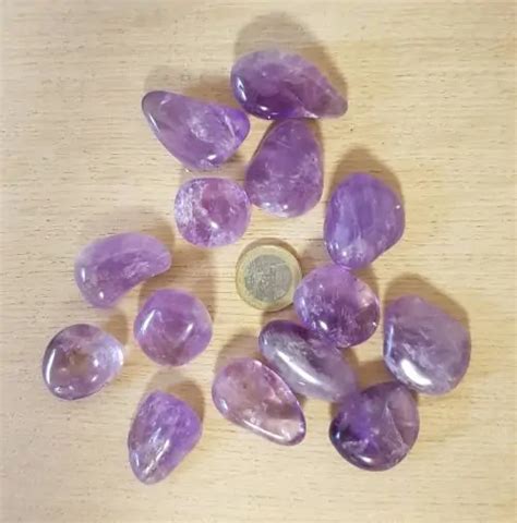 Amethyst Handschmeichler Trommelstein Gr XL Edel Und Heilsteine