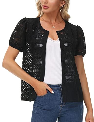 Best Short Sleeve Crochet Cardigans