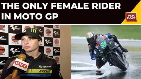 Watch The World S First Female Ryder In Moto GP Moto GP Bharat 2023