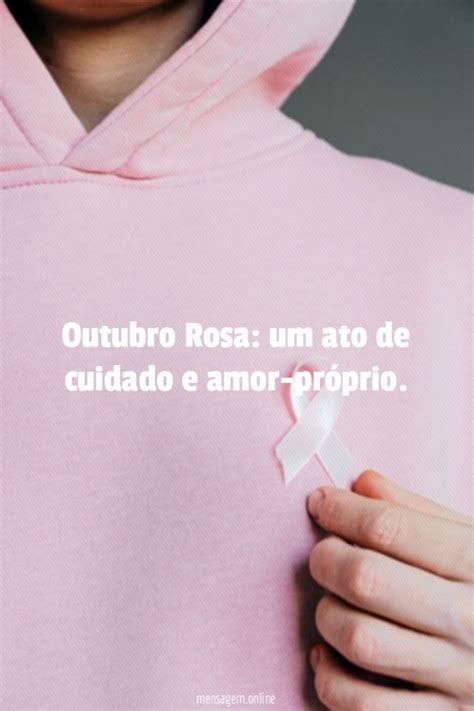 Frases Para O Outubro Rosa Um Toque Pode Salvar A Sua Vida