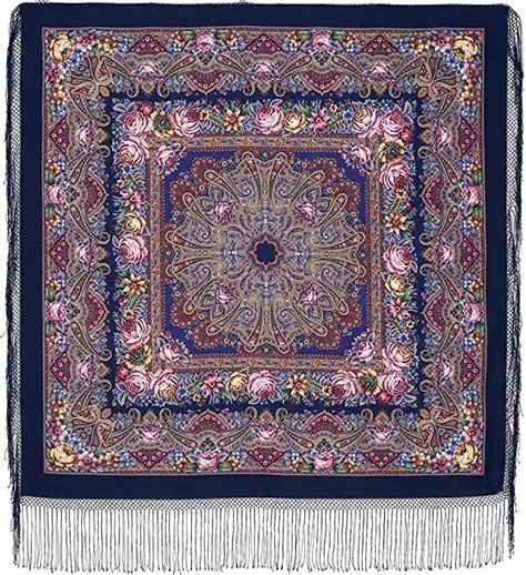 Russian Pavlovo Posad Wool Shawl