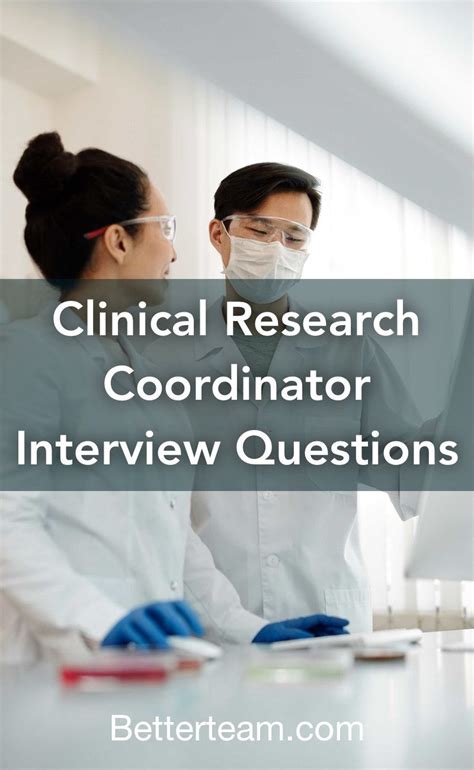 Clinical Research Coordinator Interview Questions Coordinator Job