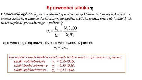 Proces Wtrysku I Spalania Wskaniki Energetyczne Silnikw Okrtowych