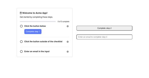 Dopt Checklist Example Codesandbox