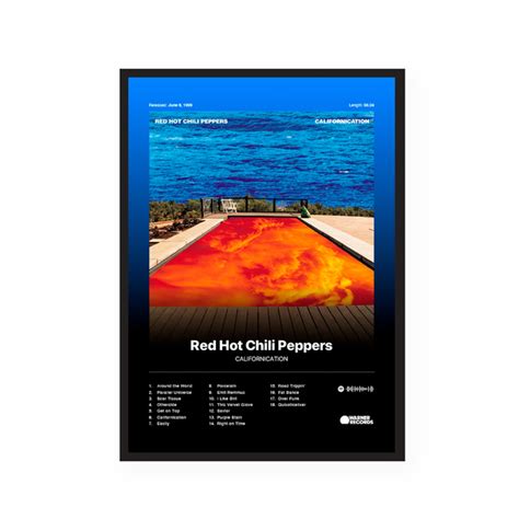 Compre Quadro Red Hot Chili Peppers Californication Sforza Quadr