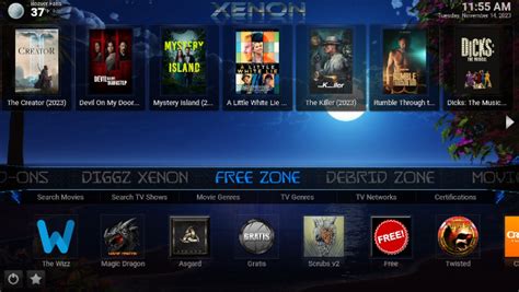 Latest Diggz Xenon Build 2024 Kodi 20 Nexus, 21 Omega - XBMC Tutorials