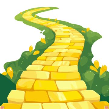 Yellow Brick Road Clipart Black And White