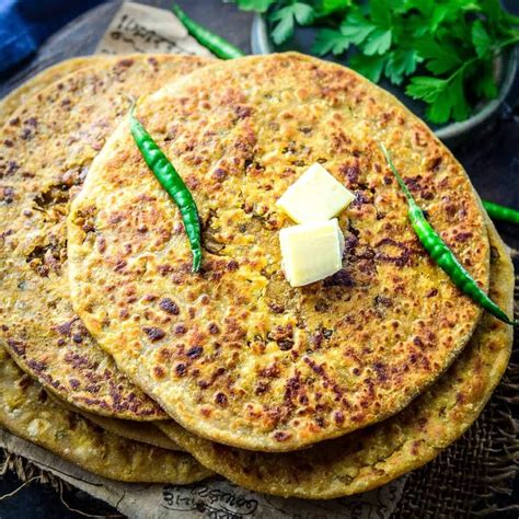 Stuffed Keema Paratha Recipe