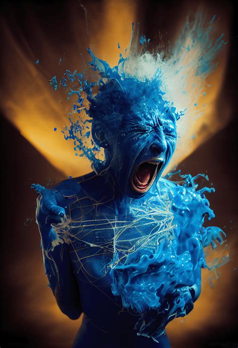 Humanity Screams as the AI takes control on Behance