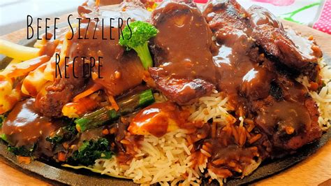 Beef Sizzlers With Oyster Garlic Sauce Recipe Restaurant Style Beef