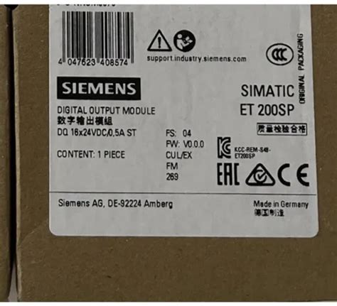 Siemens Es Bh Ba Simatic Et Sp Digital Output Module Dq