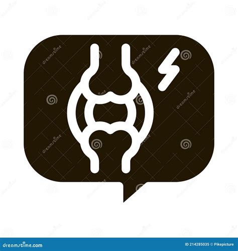 Mensaje Pensamiento De Artritis Icono Vector Glifo Ilustraci N