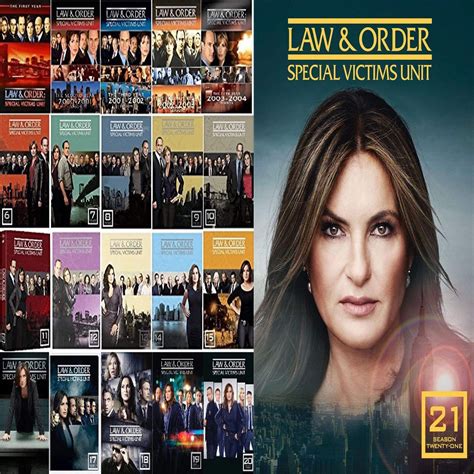 Law & Order Special Victims Unit Seasons 1-21 On DVD - Pristine Sales