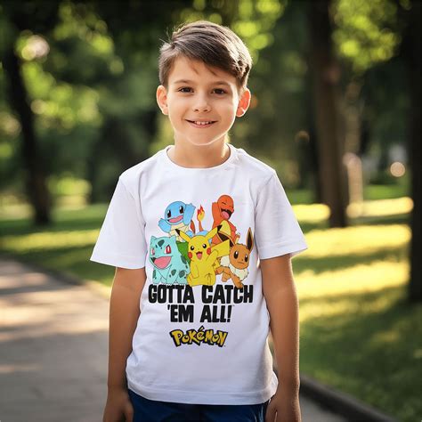 Pokemon Gotta Catch Em All T Shirt Kinder Wei Elbenwald