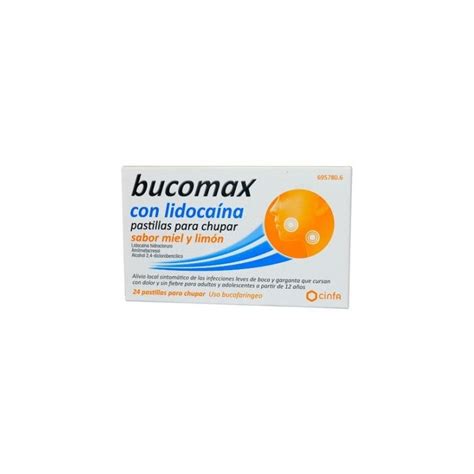 Bucomax Con Lidocaina Pastillas Para Chupar Sabor Miel Y Limon