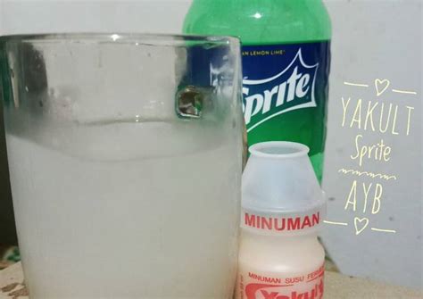 Resep Sprite Yakult Oleh Ayb Cookpad