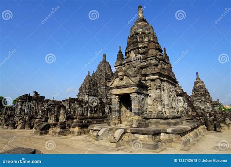 Sewu Temple Or Candi Sewu Mahayana Buddhist Temple Century Thousand