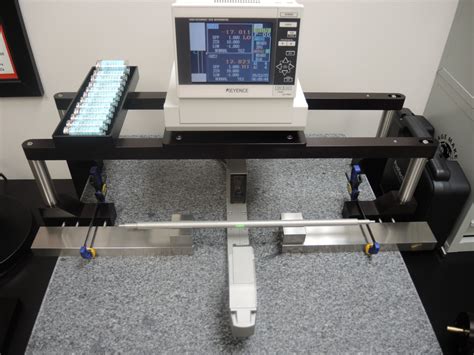 Laser Micrometer, Keyence 7030 w/ custom bridge - Oakdale Precision, Inc.