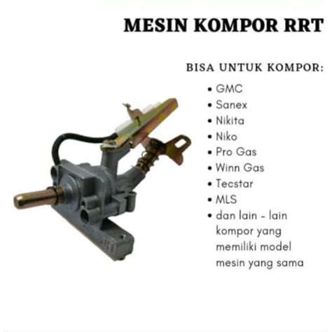 Jual Mesin Pemantik Api Kompor Gas RRT Pemantik Api Kompor Gas