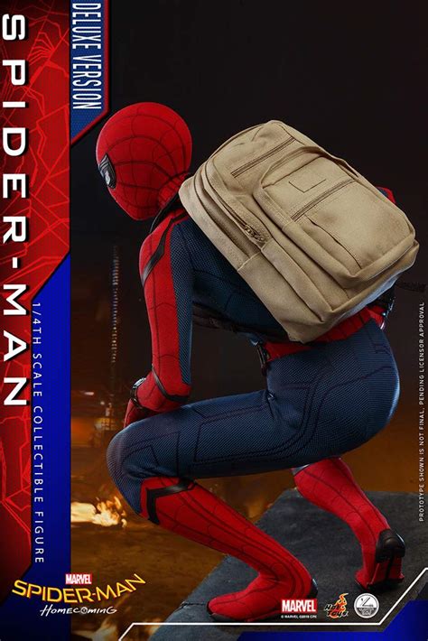 Hot Toys Marvel Spider Man Homecoming Spider Man Deluxe Version Quarter Scale Figure Buy