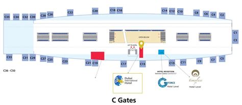 Dubai International Airport Passenger Guidance Map Dubaibookers