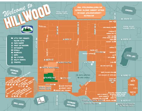 Map Design For Hillwood Neighborhood Association On Behance