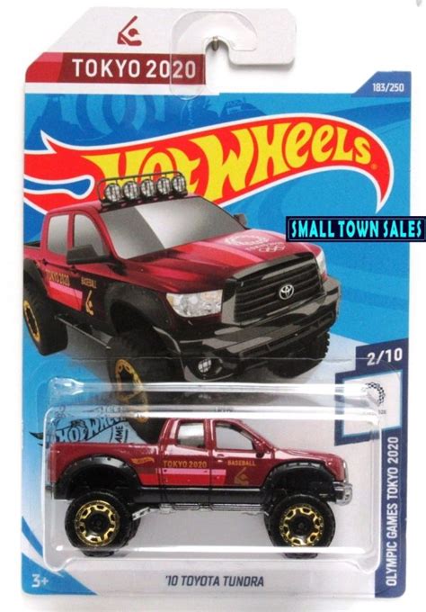 Hot Wheels TOYOTA TUNDRA Red Olympic Games Tokyo Pickup New Small