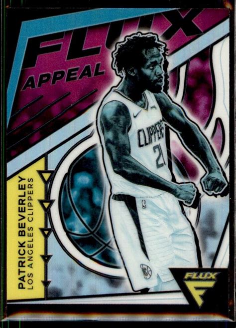 Patrick Beverley Panini Flux Appeal Silver Prizm Los Angeles