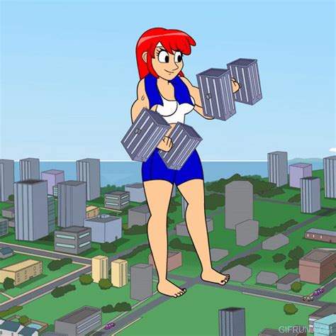 Jackies Giantess Workout By Brickmasterg20040903 On Deviantart