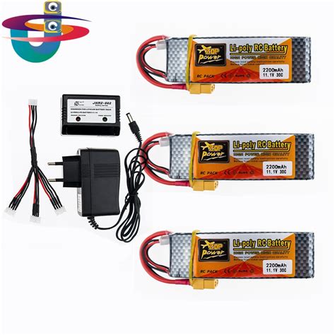 ZOP POWER 2200MAH 11 1V 3S 30C Lipo Battery XT60 T Plug 3pcs And