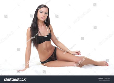 Sexy Girl Good Figure Sexy Lingerie Stock Photo Shutterstock