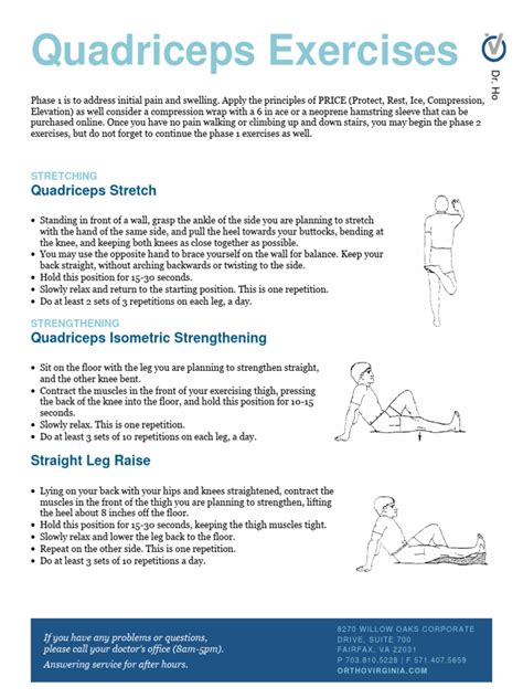 Quadriceps Exercises | PDF