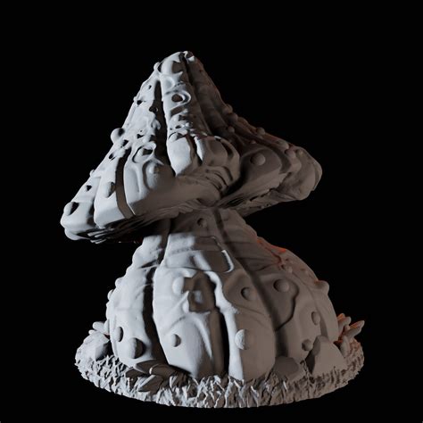 Round Mushroom Underdark Fungus Scatter Terrain Miniatures for D&D ...