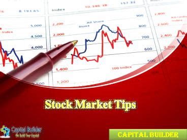 PPT Stock Market Tips Capital Builder PowerPoint Presentation