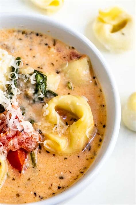 Crockpot Tortellini Soup Recipe EASY GOOD IDEAS