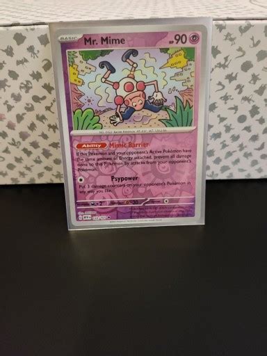 Pokemon Tcg Mr Mime Reverse Holo Mys Owice Kup Teraz Na Allegro