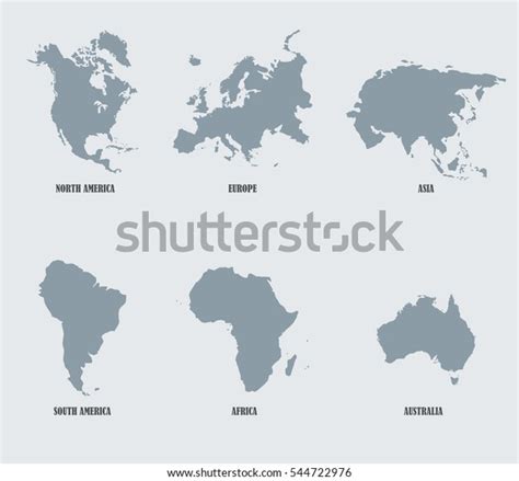 1,077 5 Continents Map Images, Stock Photos & Vectors | Shutterstock