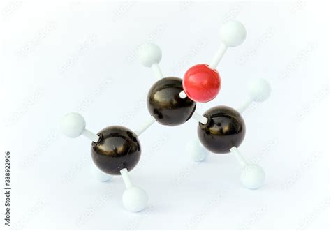 Plastic Ball And Stick Model Of An Isopropyl Alcohol Isopropanol