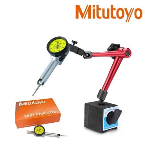 Jual Paket Dial Indicator Mitutoyo 513 517 10e And Magnetic Base Flexible