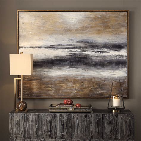 Moonlight Hand Painted Canvas Uttermost