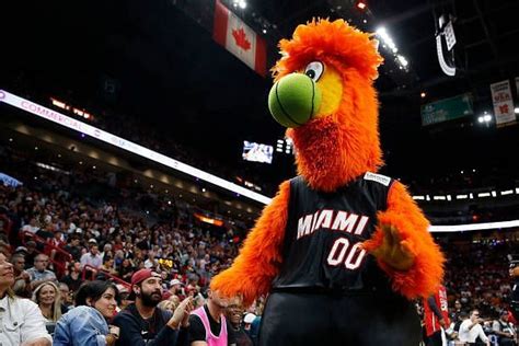 Who is the Miami Heat's mascot, Burnie?