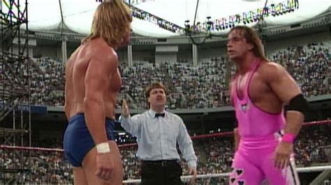 WrestleMania Rewind : WrestleMania VIII - Rowdy Roddy Piper vs Bret ...