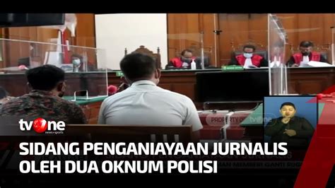 Dua Polisi Penganiaya Jurnalis Dihukum Penjara Bulan Kabar Pagi