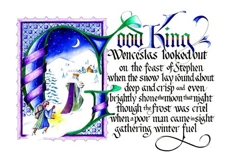 Good King Wenceslas | The Gilded Quill