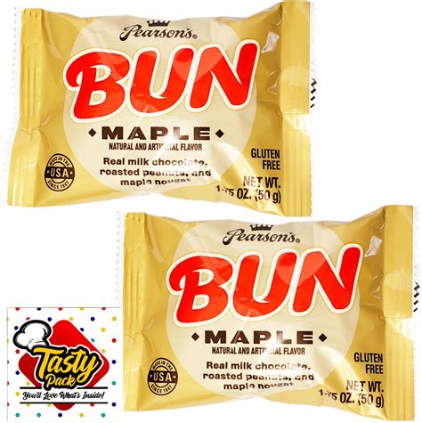 Pearsons Maple Bun Cluster Bar Milk Chocolate And Peanuts