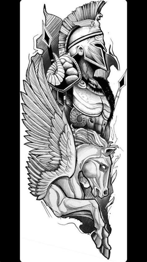 Pin By Damian Bowen On Tattoos Spartan Tattoo Greek Mythology