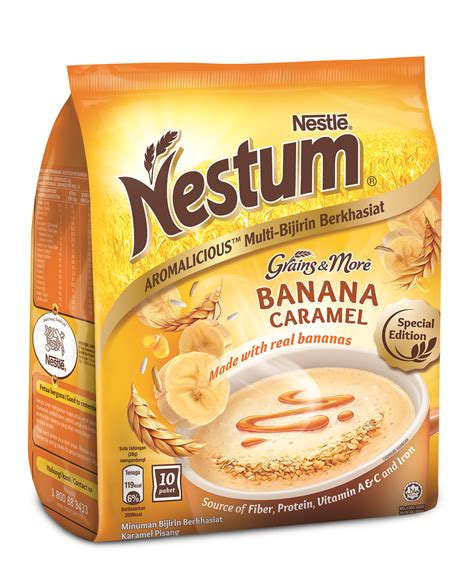 Nestum® Perkenal Minuman Berkhasiat Berisi Karamel And Pisang Untuk